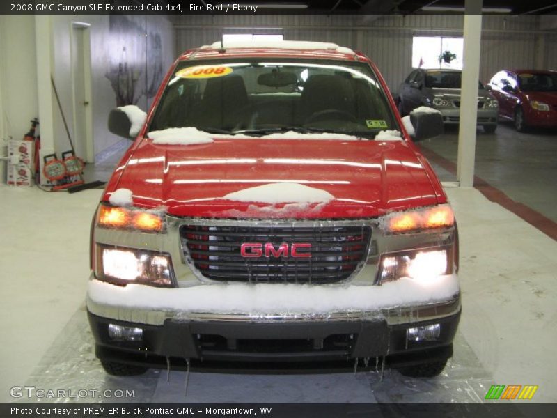 Fire Red / Ebony 2008 GMC Canyon SLE Extended Cab 4x4