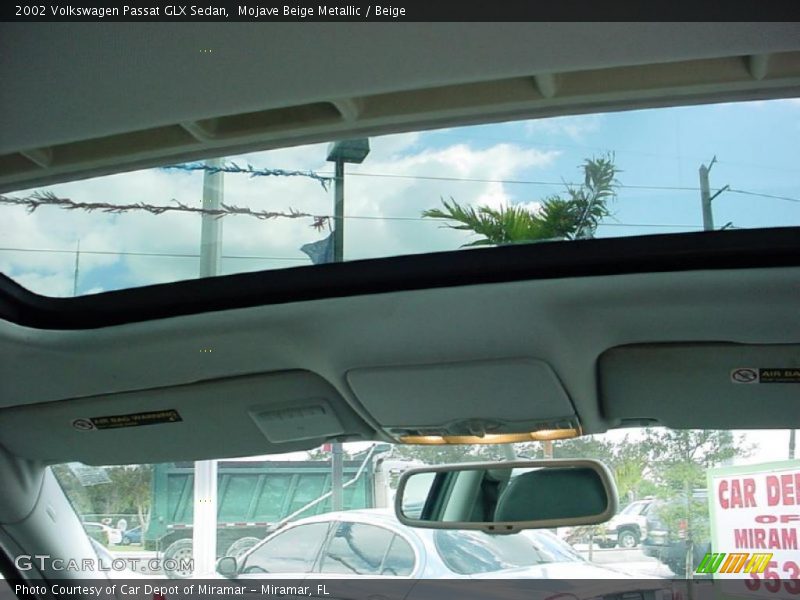 Mojave Beige Metallic / Beige 2002 Volkswagen Passat GLX Sedan
