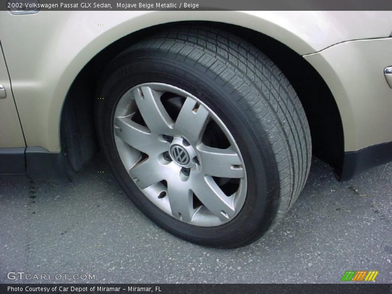 Mojave Beige Metallic / Beige 2002 Volkswagen Passat GLX Sedan