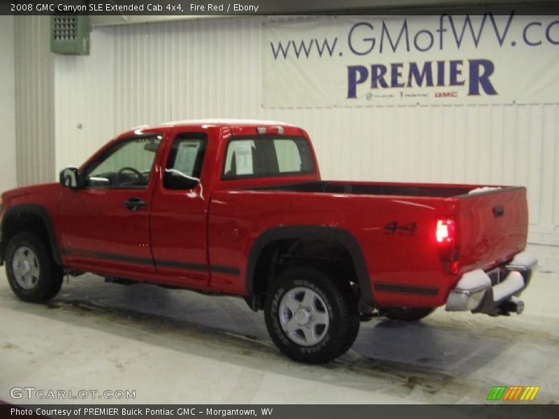 Fire Red / Ebony 2008 GMC Canyon SLE Extended Cab 4x4