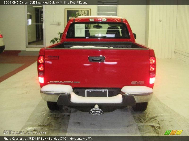 Fire Red / Ebony 2008 GMC Canyon SLE Extended Cab 4x4