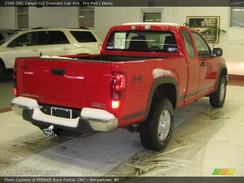 Fire Red / Ebony 2008 GMC Canyon SLE Extended Cab 4x4