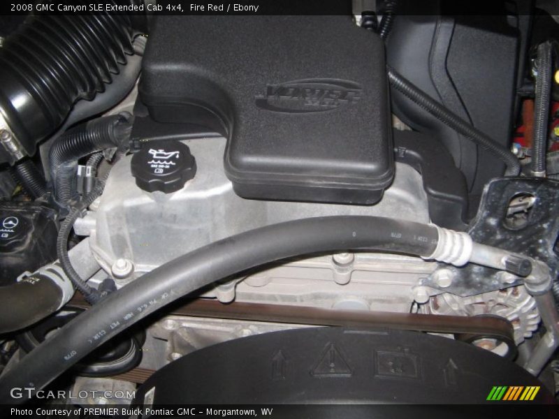 Fire Red / Ebony 2008 GMC Canyon SLE Extended Cab 4x4