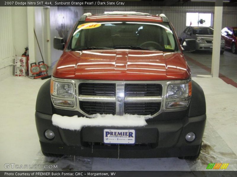 Sunburst Orange Pearl / Dark Slate Gray 2007 Dodge Nitro SXT 4x4