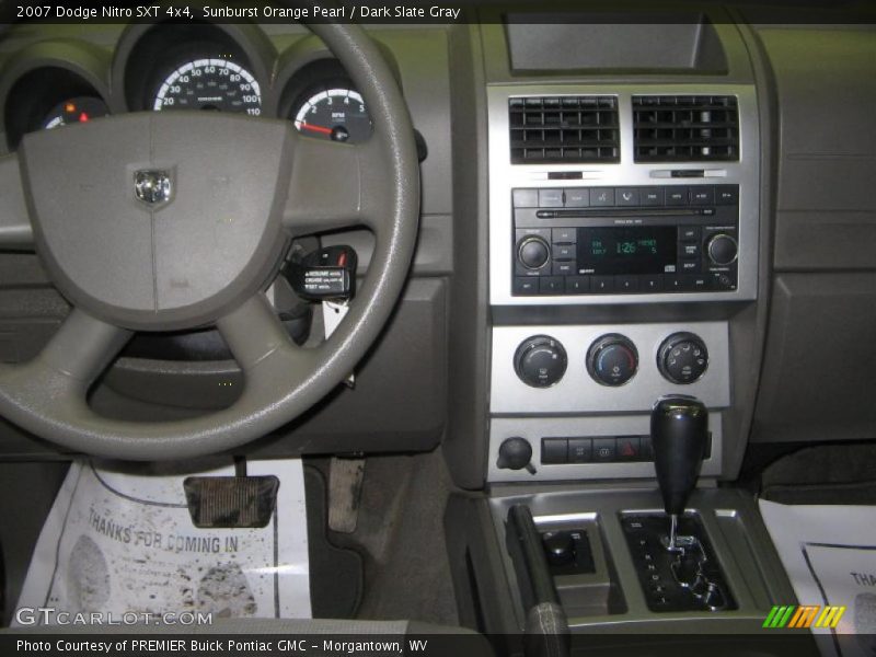 Sunburst Orange Pearl / Dark Slate Gray 2007 Dodge Nitro SXT 4x4