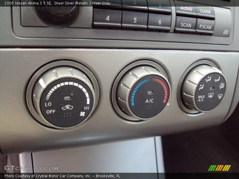 Sheer Silver Metallic / Frost Gray 2005 Nissan Altima 3.5 SE