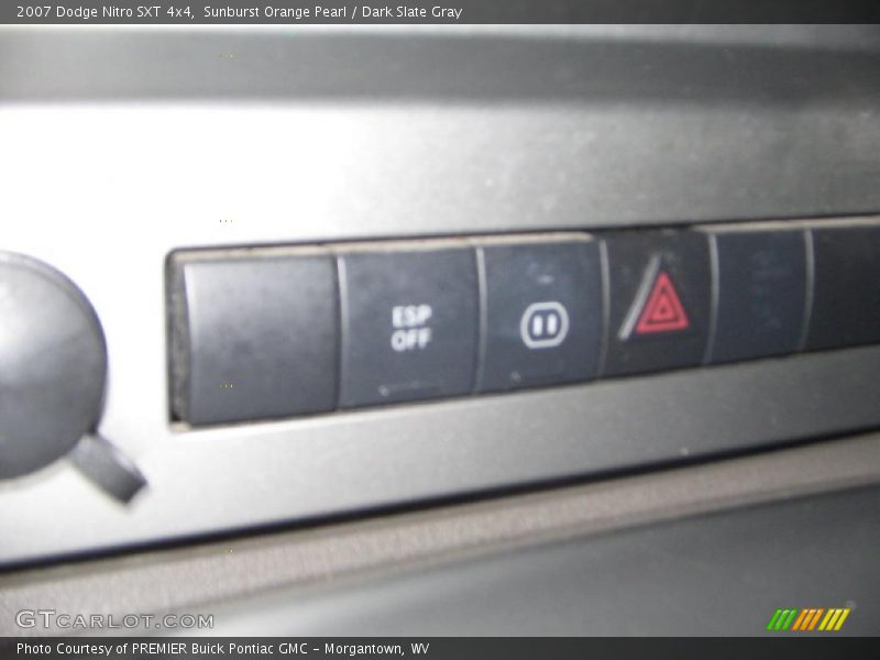 Sunburst Orange Pearl / Dark Slate Gray 2007 Dodge Nitro SXT 4x4
