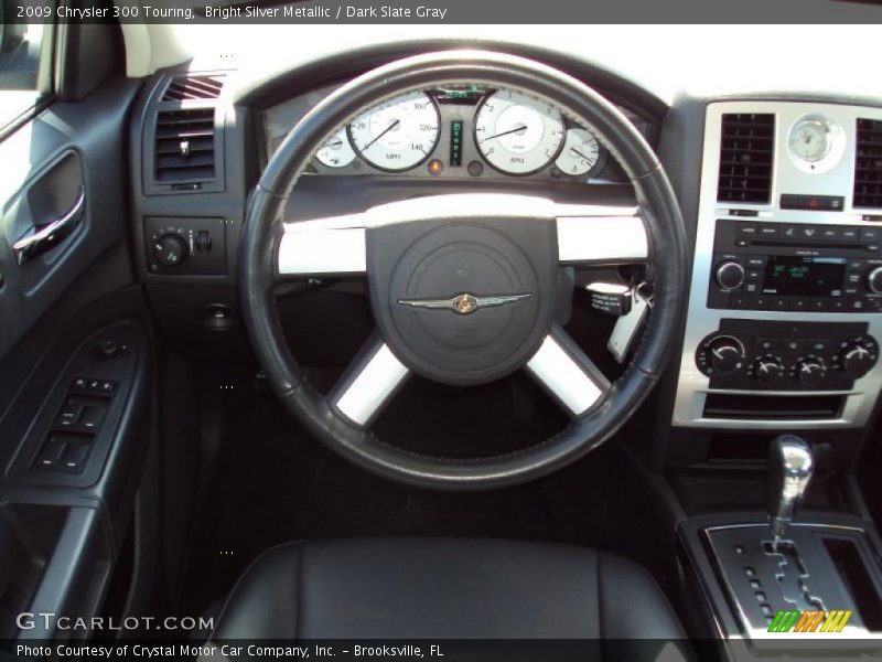 Bright Silver Metallic / Dark Slate Gray 2009 Chrysler 300 Touring