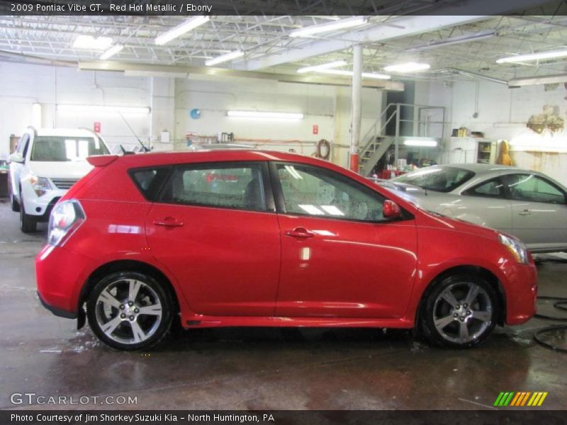 Red Hot Metallic / Ebony 2009 Pontiac Vibe GT