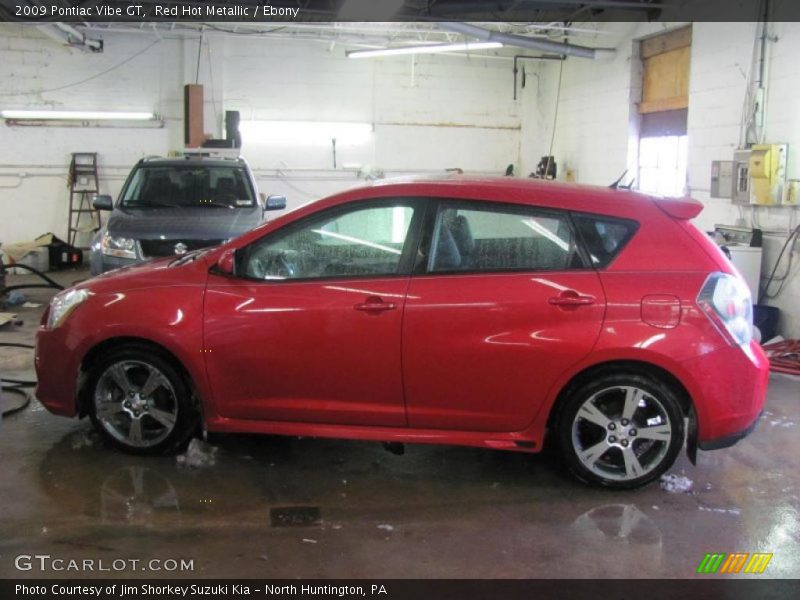 Red Hot Metallic / Ebony 2009 Pontiac Vibe GT