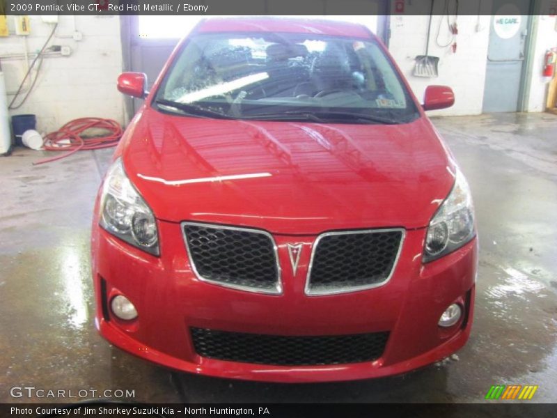 Red Hot Metallic / Ebony 2009 Pontiac Vibe GT