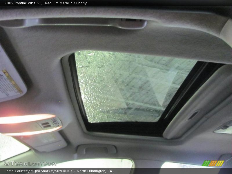 Red Hot Metallic / Ebony 2009 Pontiac Vibe GT