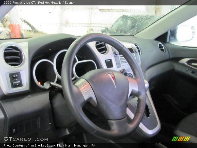 Red Hot Metallic / Ebony 2009 Pontiac Vibe GT