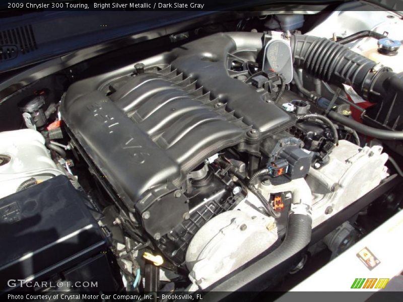 Bright Silver Metallic / Dark Slate Gray 2009 Chrysler 300 Touring