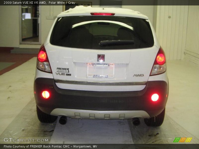 Polar White / Gray 2009 Saturn VUE XE V6 AWD