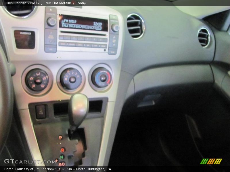 Red Hot Metallic / Ebony 2009 Pontiac Vibe GT