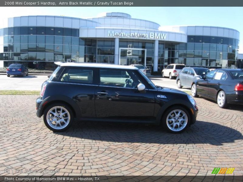 Astro Black Metallic / Gravity Tuscan Beige 2008 Mini Cooper S Hardtop