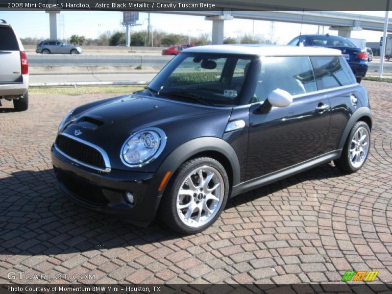 Astro Black Metallic / Gravity Tuscan Beige 2008 Mini Cooper S Hardtop
