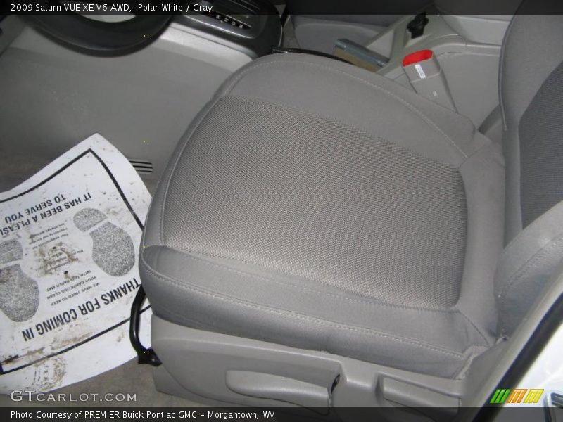 Polar White / Gray 2009 Saturn VUE XE V6 AWD