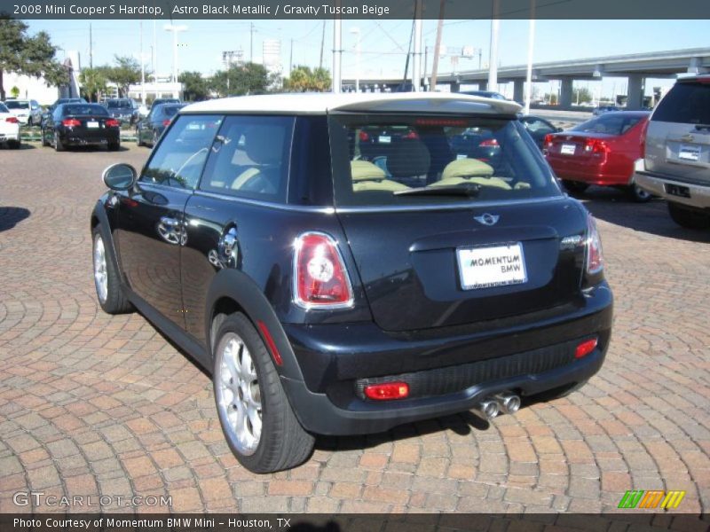Astro Black Metallic / Gravity Tuscan Beige 2008 Mini Cooper S Hardtop