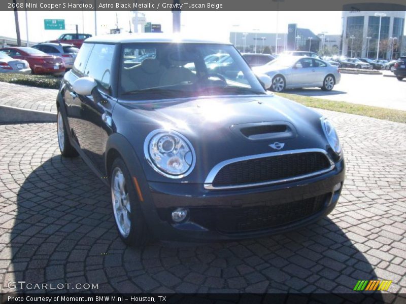 Astro Black Metallic / Gravity Tuscan Beige 2008 Mini Cooper S Hardtop