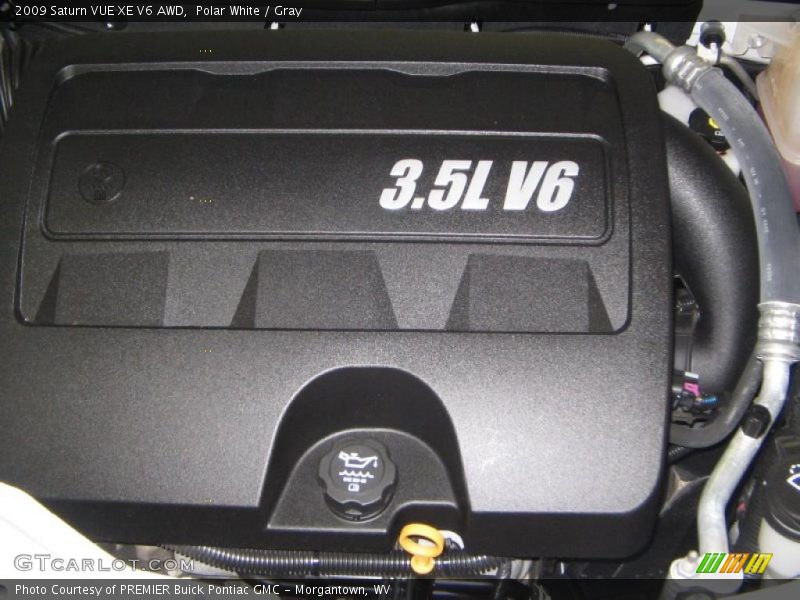 Polar White / Gray 2009 Saturn VUE XE V6 AWD