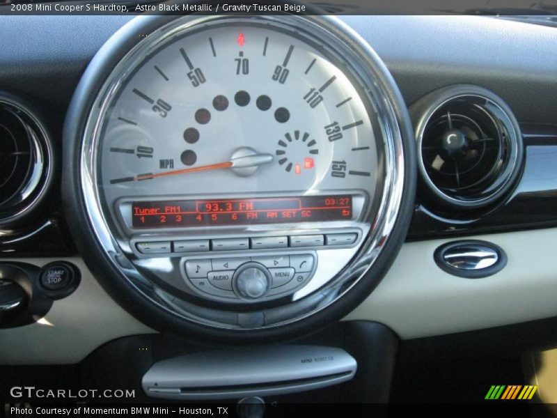 Astro Black Metallic / Gravity Tuscan Beige 2008 Mini Cooper S Hardtop
