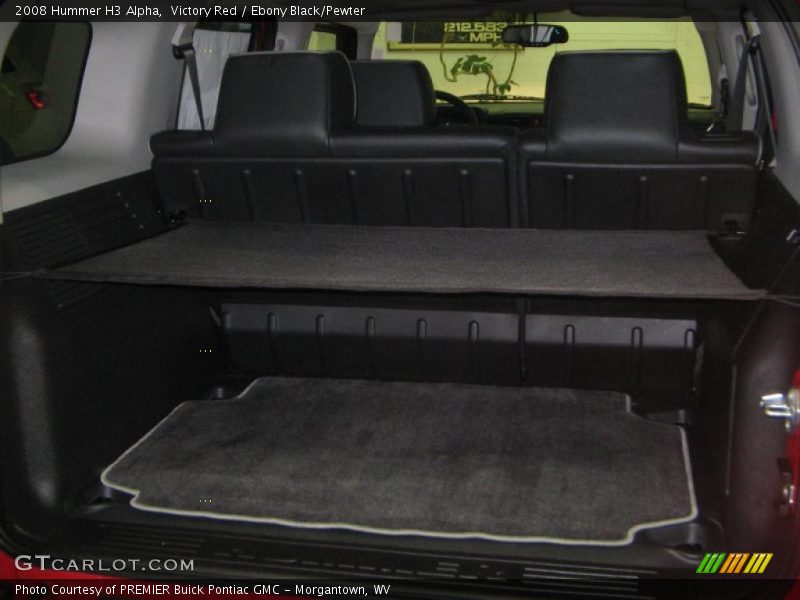 Victory Red / Ebony Black/Pewter 2008 Hummer H3 Alpha