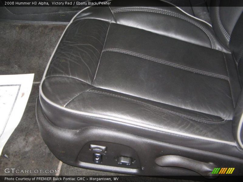 Victory Red / Ebony Black/Pewter 2008 Hummer H3 Alpha