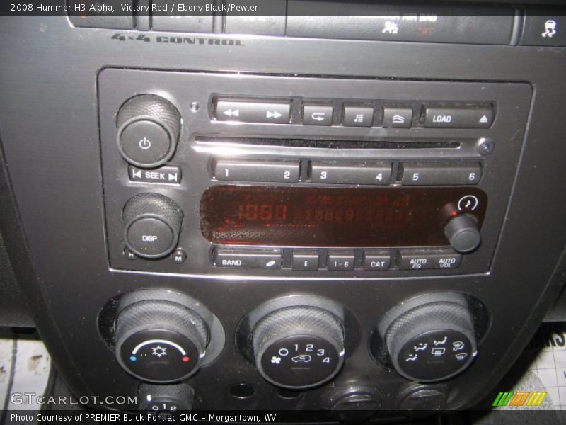 Victory Red / Ebony Black/Pewter 2008 Hummer H3 Alpha