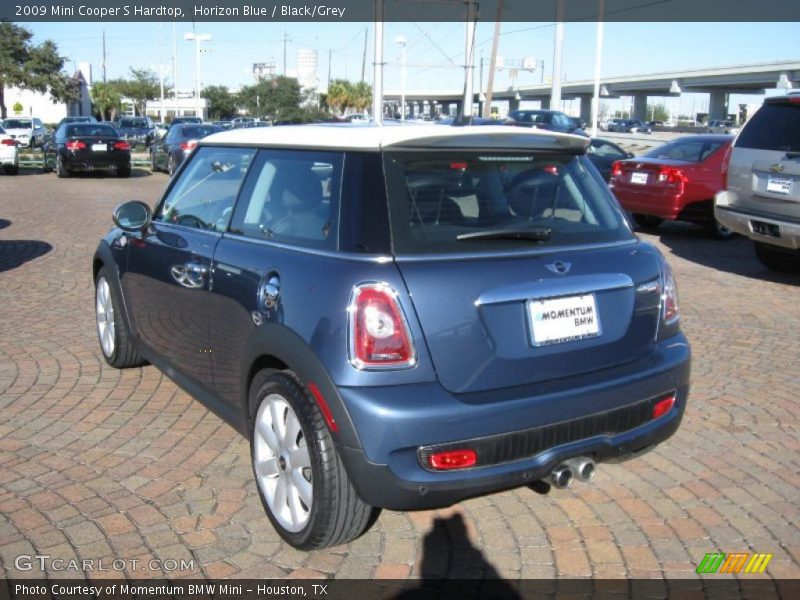 Horizon Blue / Black/Grey 2009 Mini Cooper S Hardtop