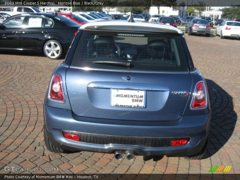 Horizon Blue / Black/Grey 2009 Mini Cooper S Hardtop