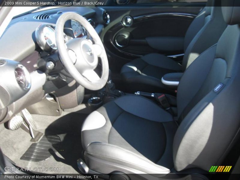 Horizon Blue / Black/Grey 2009 Mini Cooper S Hardtop