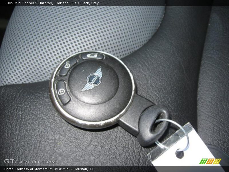 Horizon Blue / Black/Grey 2009 Mini Cooper S Hardtop
