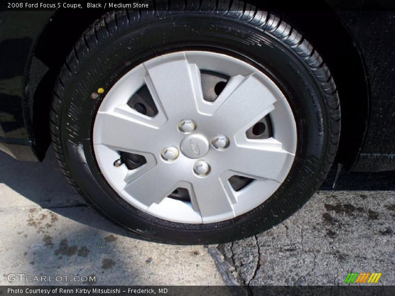 Black / Medium Stone 2008 Ford Focus S Coupe