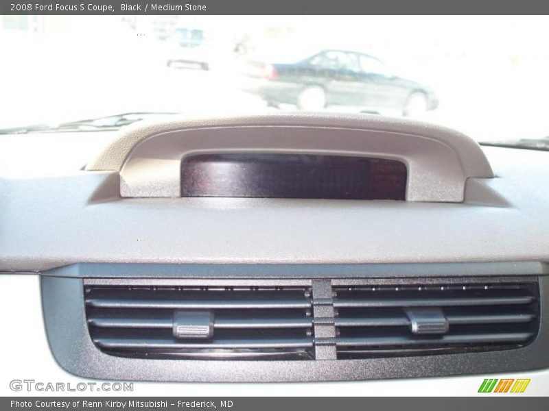 Black / Medium Stone 2008 Ford Focus S Coupe