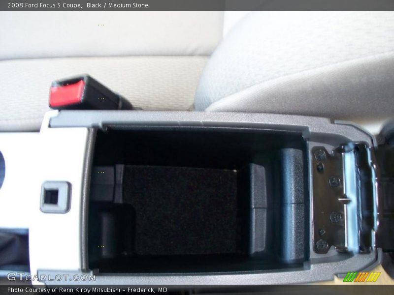 Black / Medium Stone 2008 Ford Focus S Coupe
