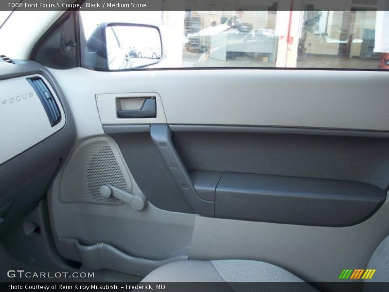 Black / Medium Stone 2008 Ford Focus S Coupe