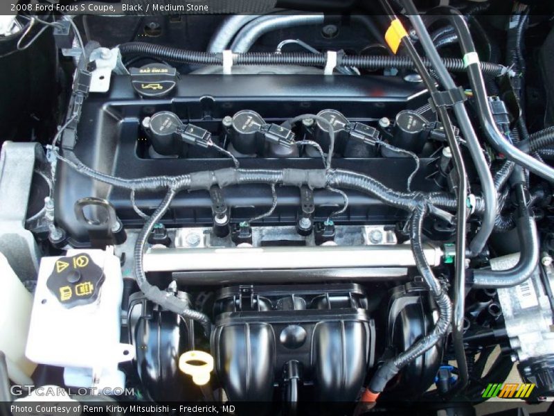 Black / Medium Stone 2008 Ford Focus S Coupe