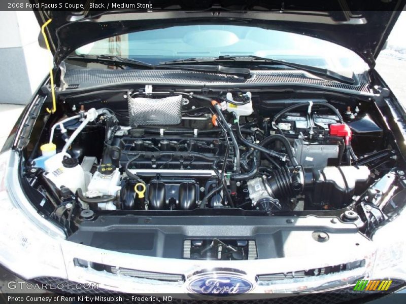 Black / Medium Stone 2008 Ford Focus S Coupe