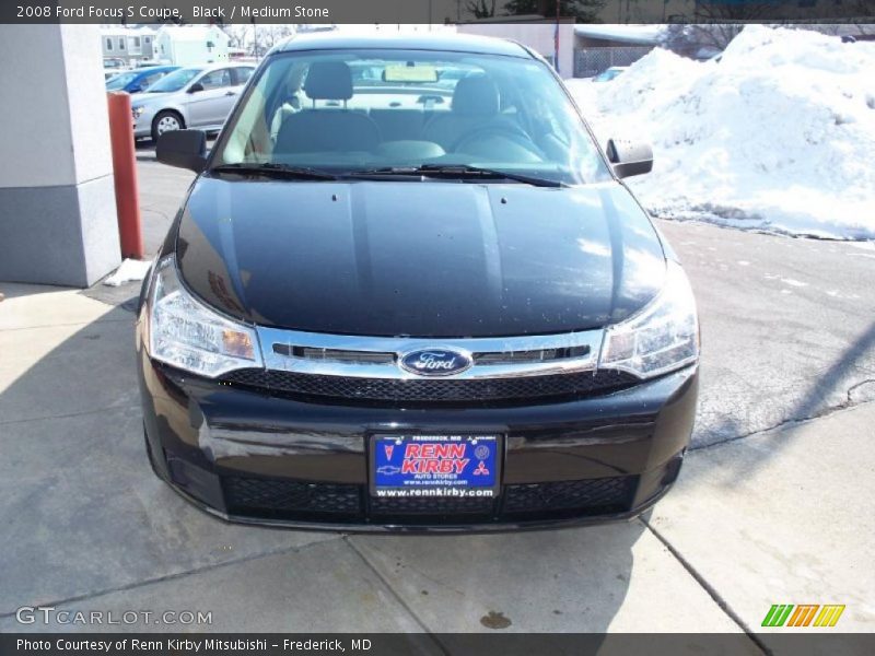 Black / Medium Stone 2008 Ford Focus S Coupe