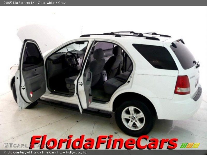 Clear White / Gray 2005 Kia Sorento LX