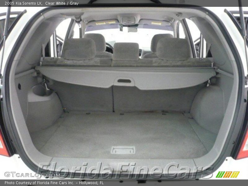 Clear White / Gray 2005 Kia Sorento LX