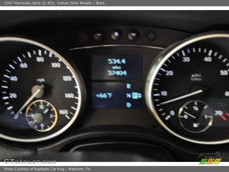 Iridium Silver Metallic / Black 2007 Mercedes-Benz GL 450