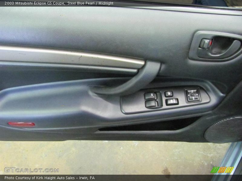 Steel Blue Pearl / Midnight 2003 Mitsubishi Eclipse GS Coupe