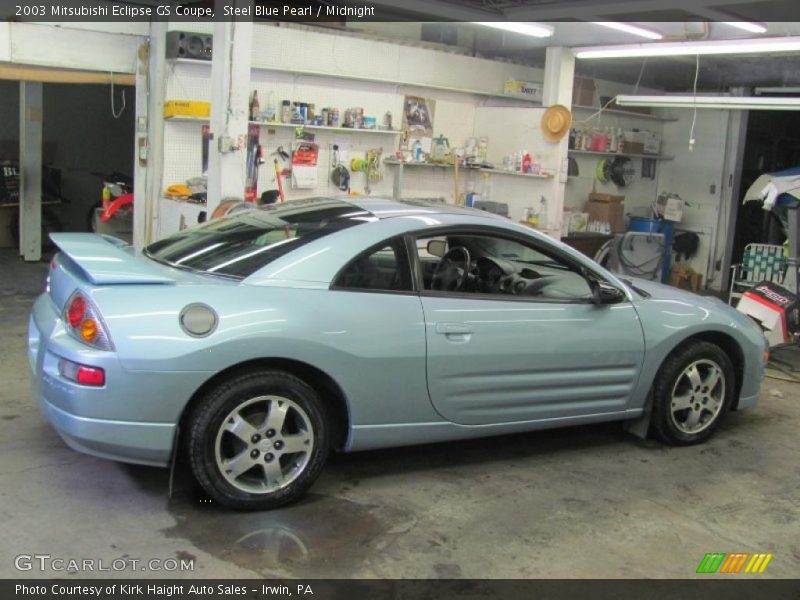 Steel Blue Pearl / Midnight 2003 Mitsubishi Eclipse GS Coupe