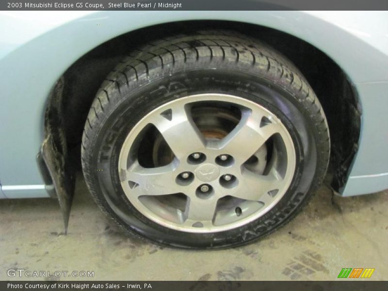 Steel Blue Pearl / Midnight 2003 Mitsubishi Eclipse GS Coupe