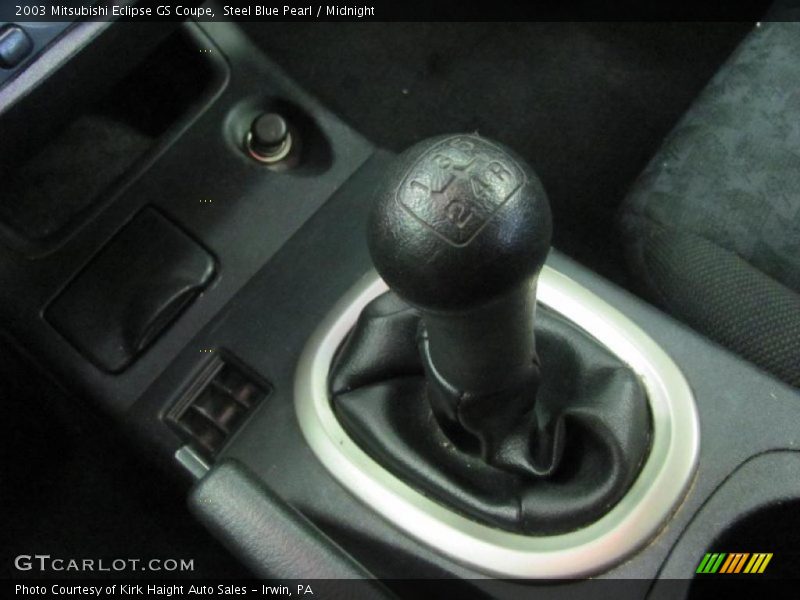 Steel Blue Pearl / Midnight 2003 Mitsubishi Eclipse GS Coupe