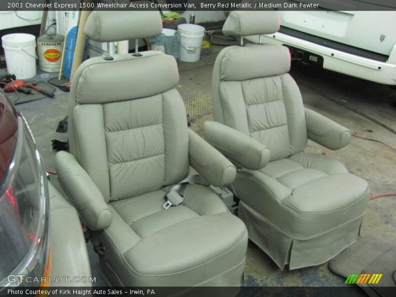 Berry Red Metallic / Medium Dark Pewter 2003 Chevrolet Express 1500 Wheelchair Access Conversion Van
