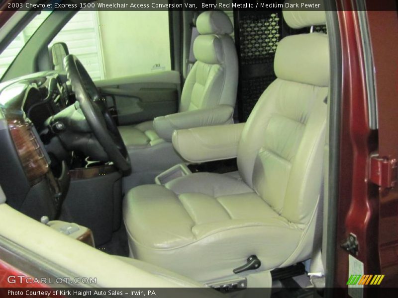 Berry Red Metallic / Medium Dark Pewter 2003 Chevrolet Express 1500 Wheelchair Access Conversion Van